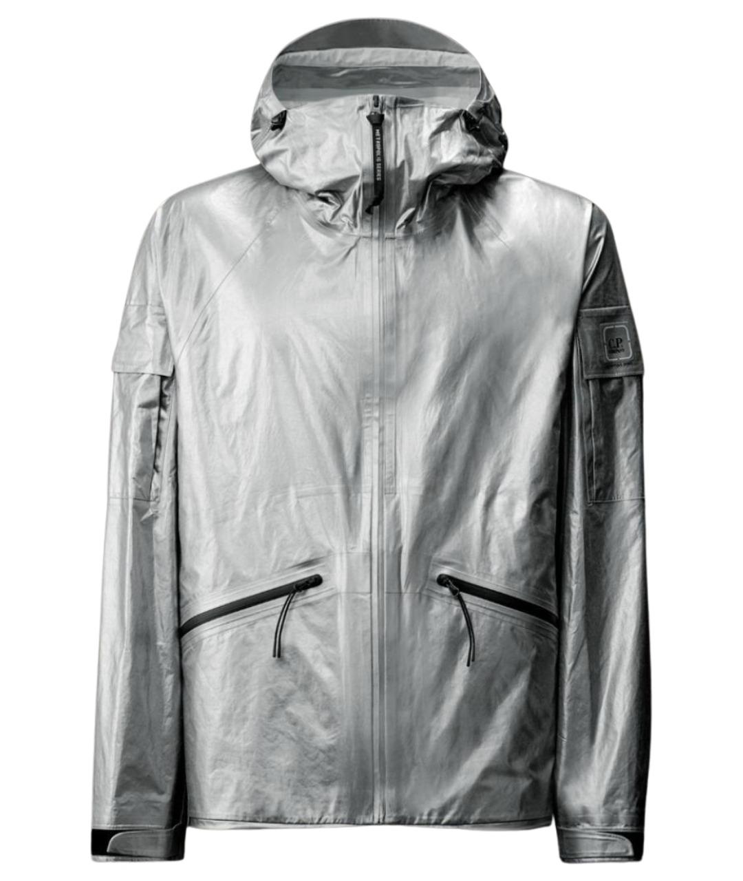 CP COMPANY Серебряная полиэстеровая куртка, фото 1