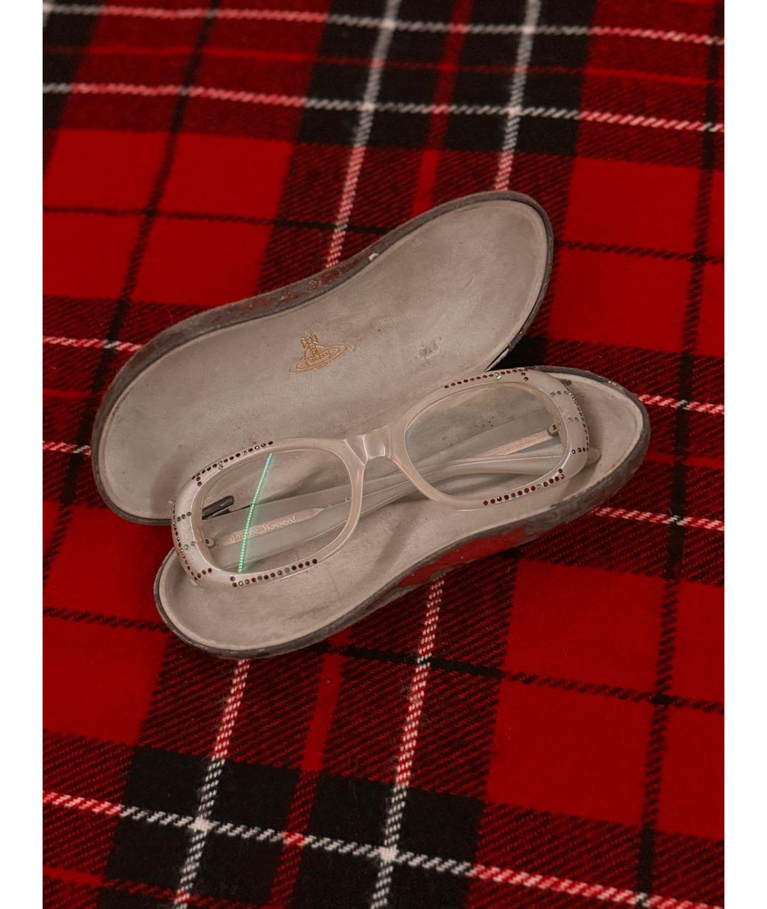 VIVIENNE WESTWOOD Антрацитовые пластиковые солнцезащитные очки, фото 2