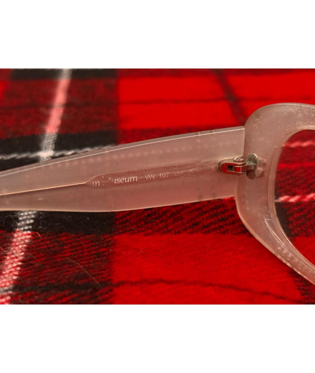 VIVIENNE WESTWOOD Антрацитовые пластиковые солнцезащитные очки, фото 8