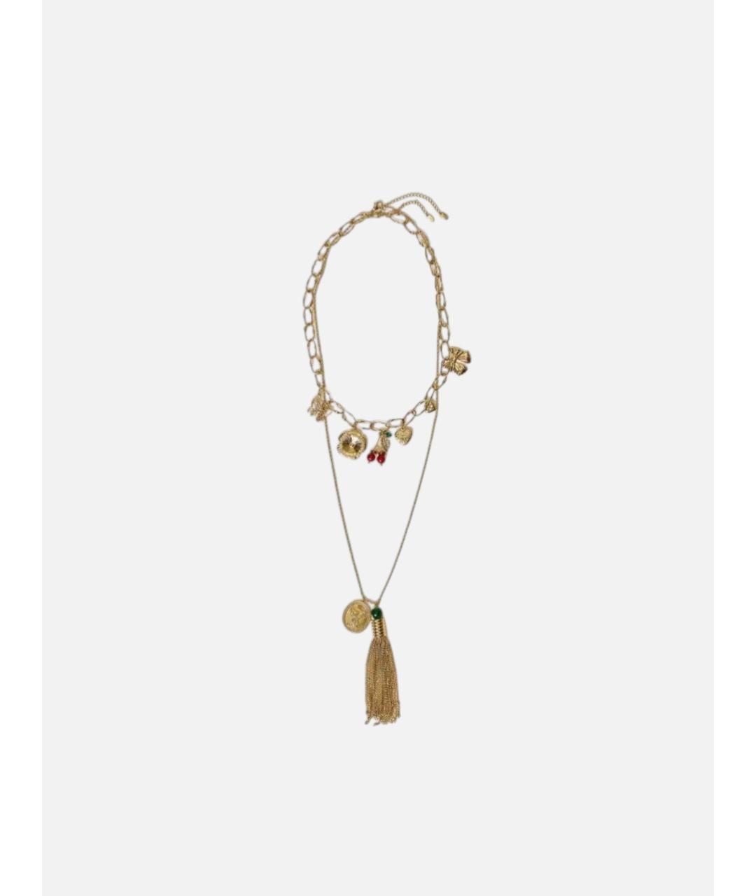 TWIN-SET Золотая металлическая подвеска, фото 3