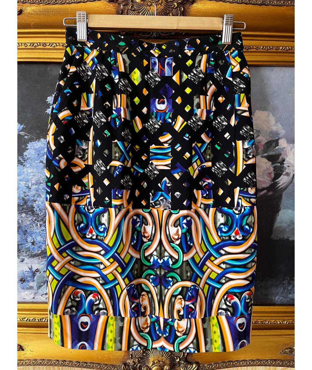 PETER PILOTTO Мульти вискозная юбка мини, фото 9