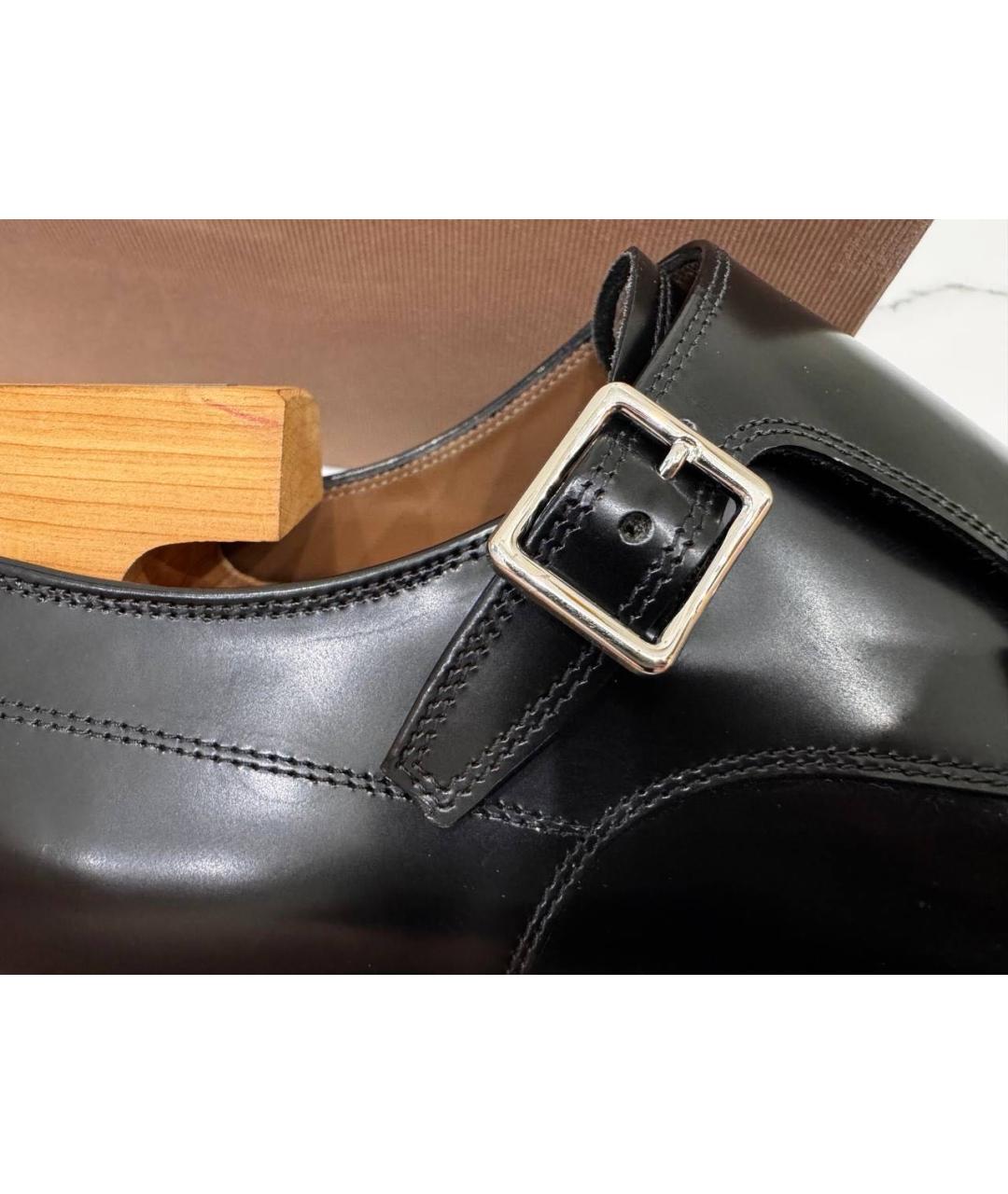 GIANVITO ROSSI Черные кожаные лоферы, фото 6