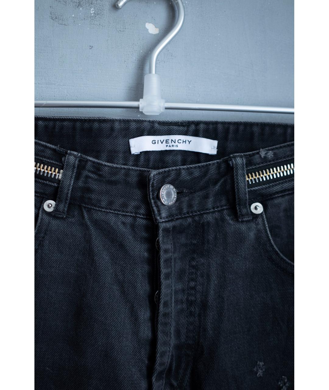 GIVENCHY Серые хлопковые джинсы скинни, фото 3