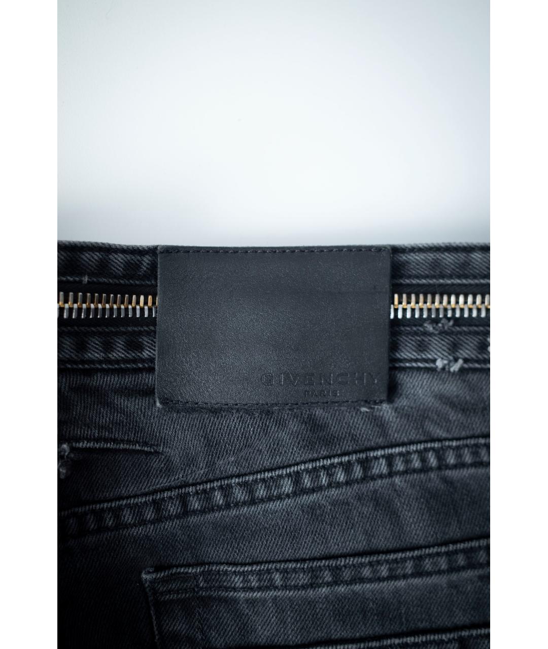 GIVENCHY Серые хлопковые джинсы скинни, фото 7