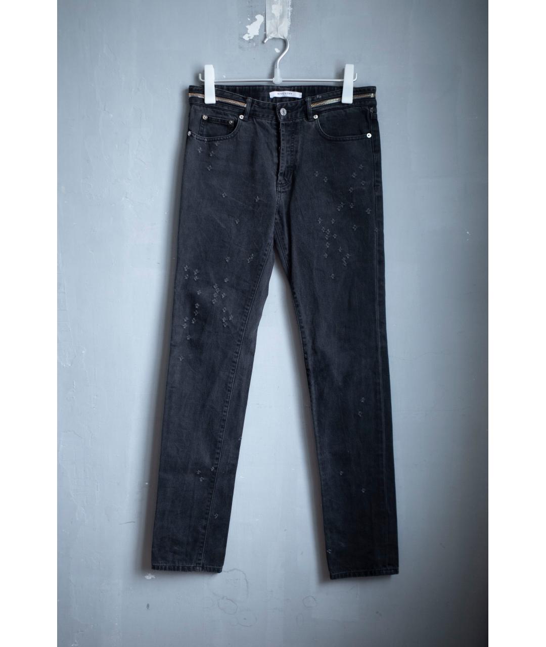 GIVENCHY Серые хлопковые джинсы скинни, фото 10