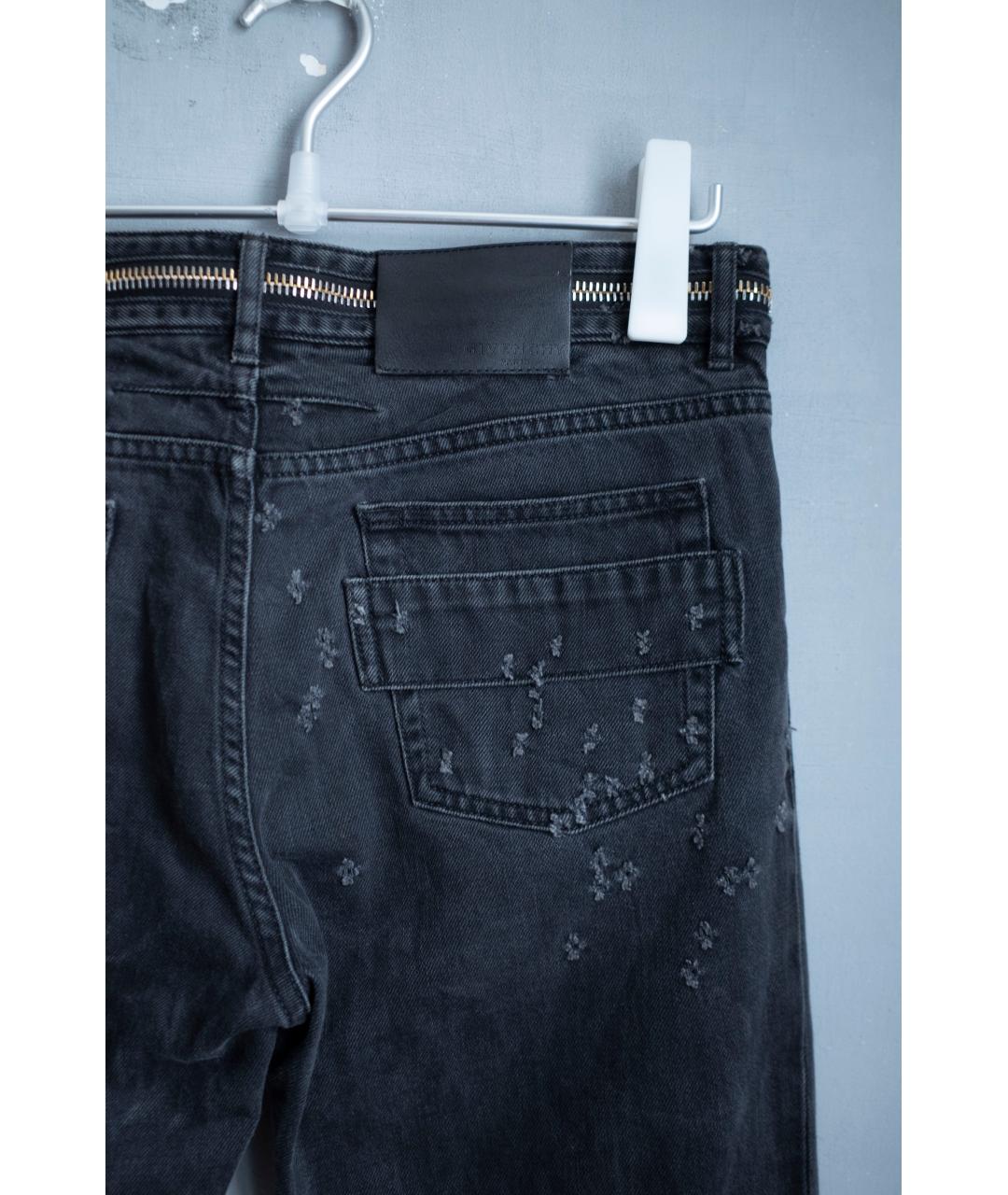 GIVENCHY Серые хлопковые джинсы скинни, фото 5