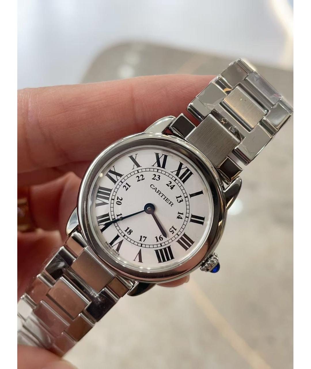 CARTIER Серебряные часы, фото 6