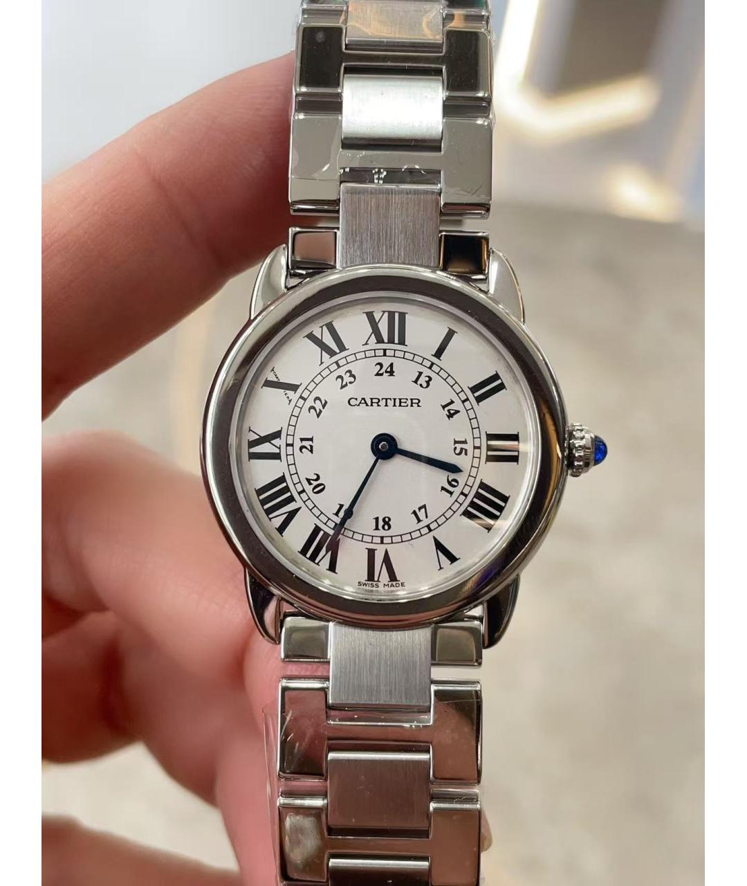 CARTIER Серебряные часы, фото 3