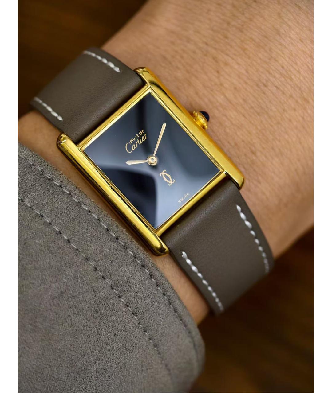 CARTIER Золотые часы, фото 2