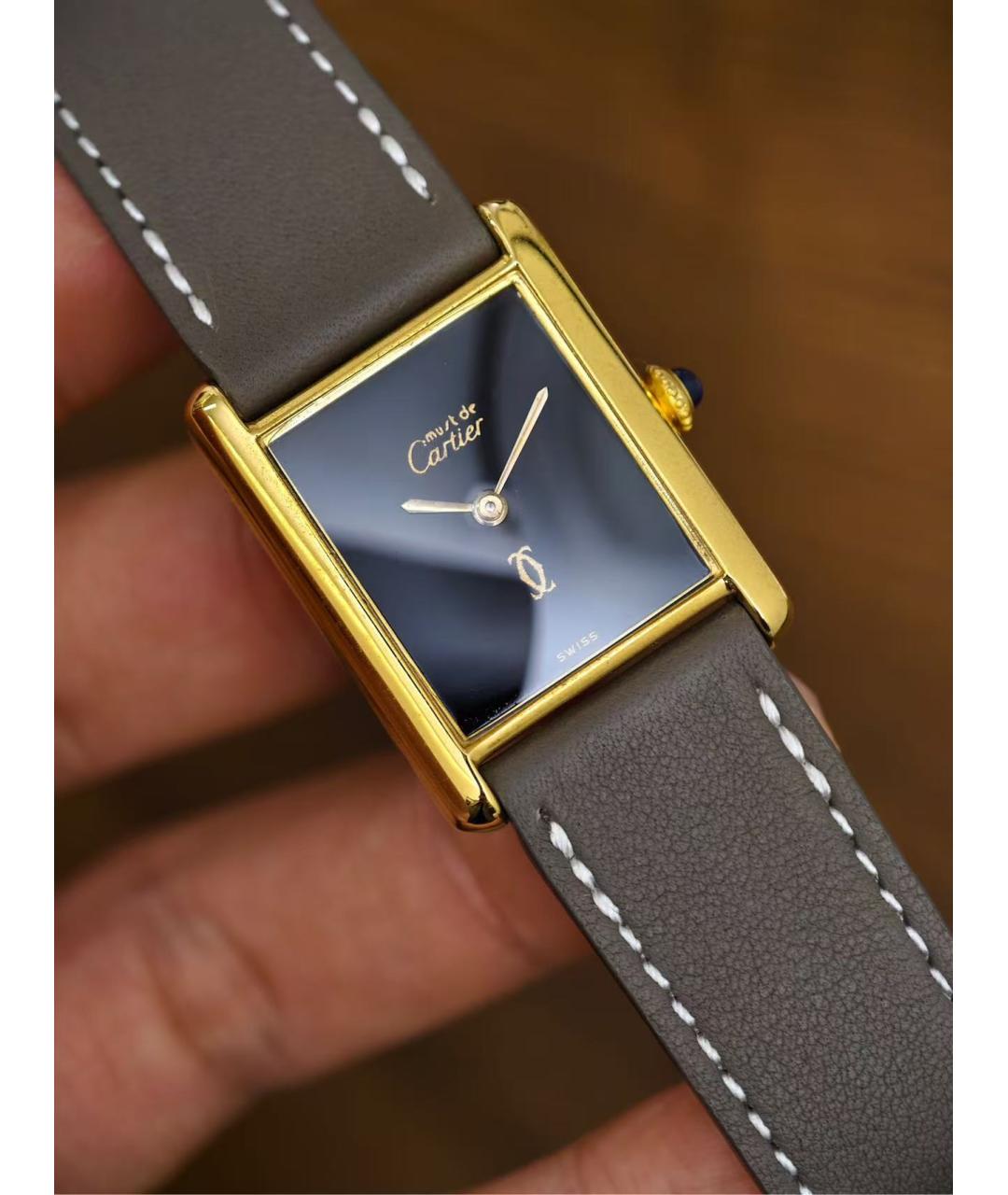 CARTIER Золотые часы, фото 4