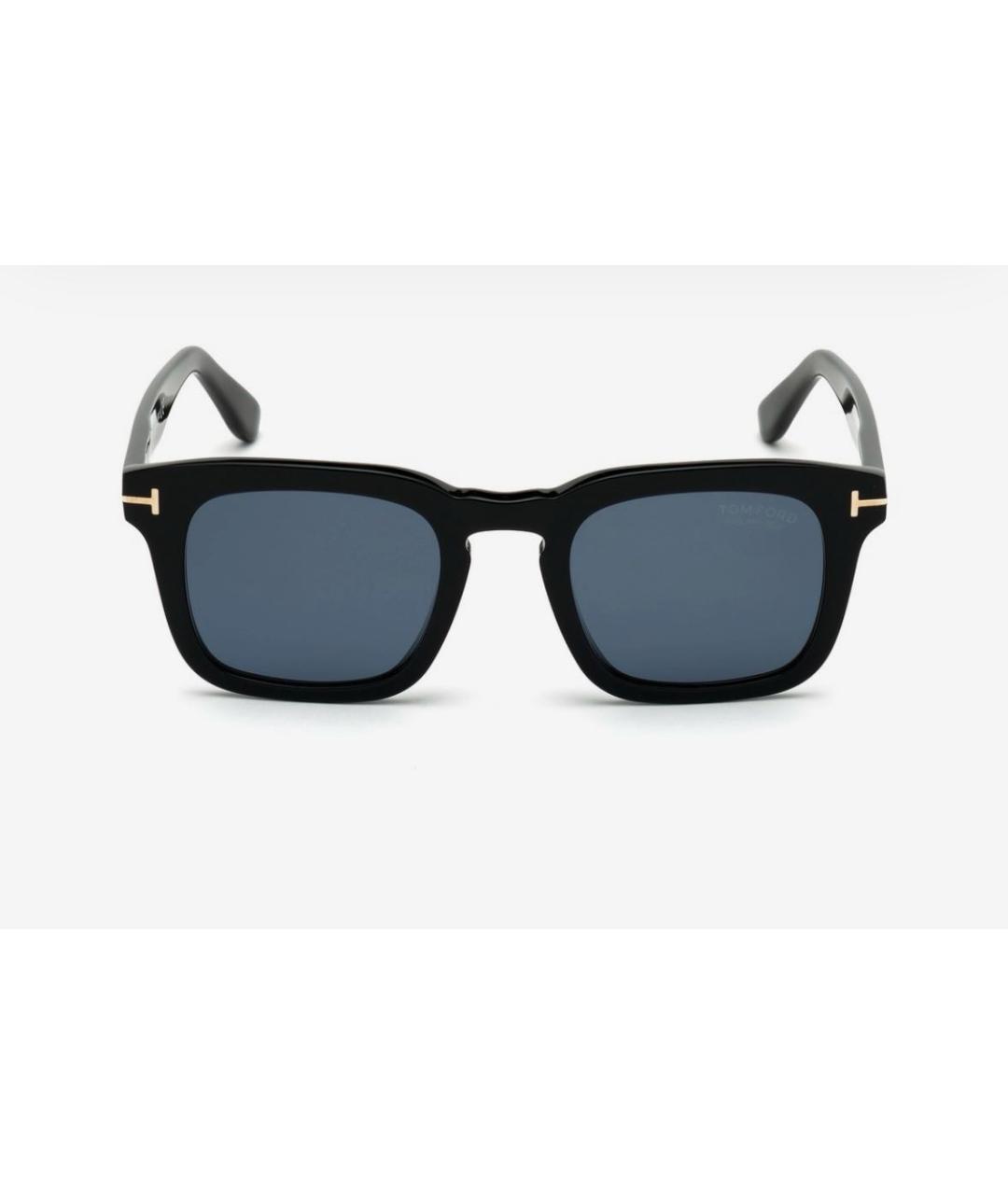 TOM FORD Черные пластиковые солнцезащитные очки, фото 5