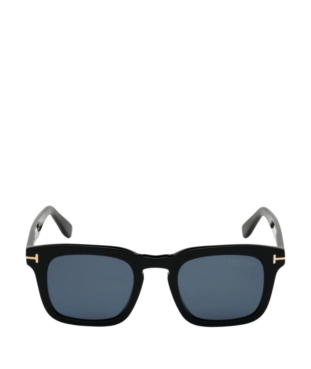 TOM FORD Черные пластиковые солнцезащитные очки, фото 1