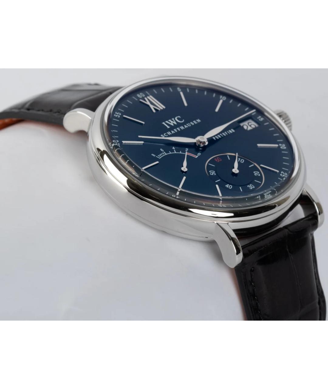 IWC Синие металлические часы, фото 5