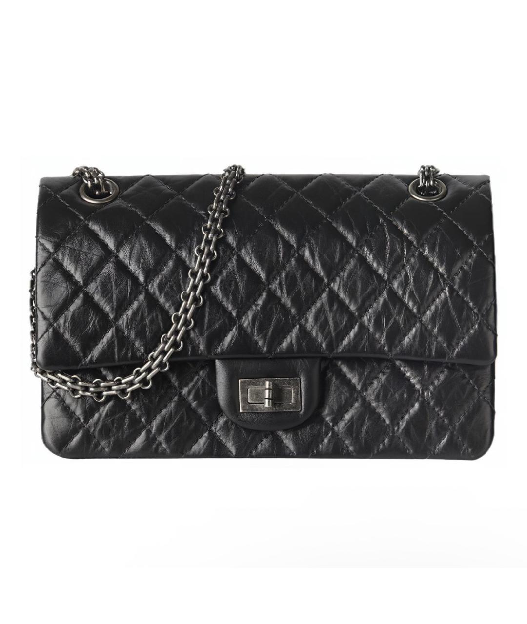 CHANEL Черная кожаная сумка через плечо, фото 1