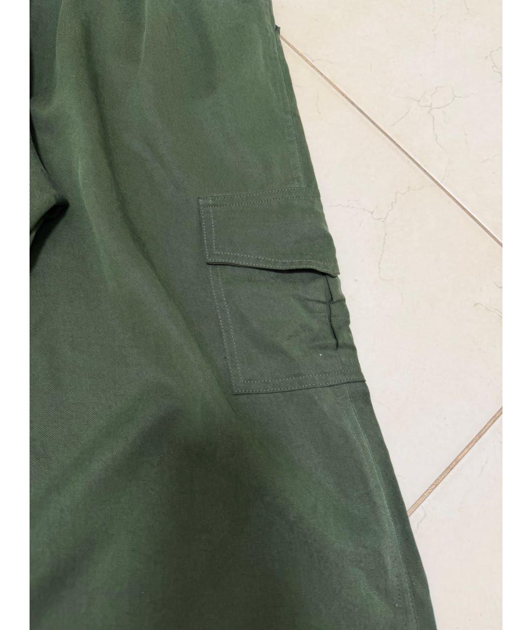 REFORMATION Зеленые брюки широкие, фото 7