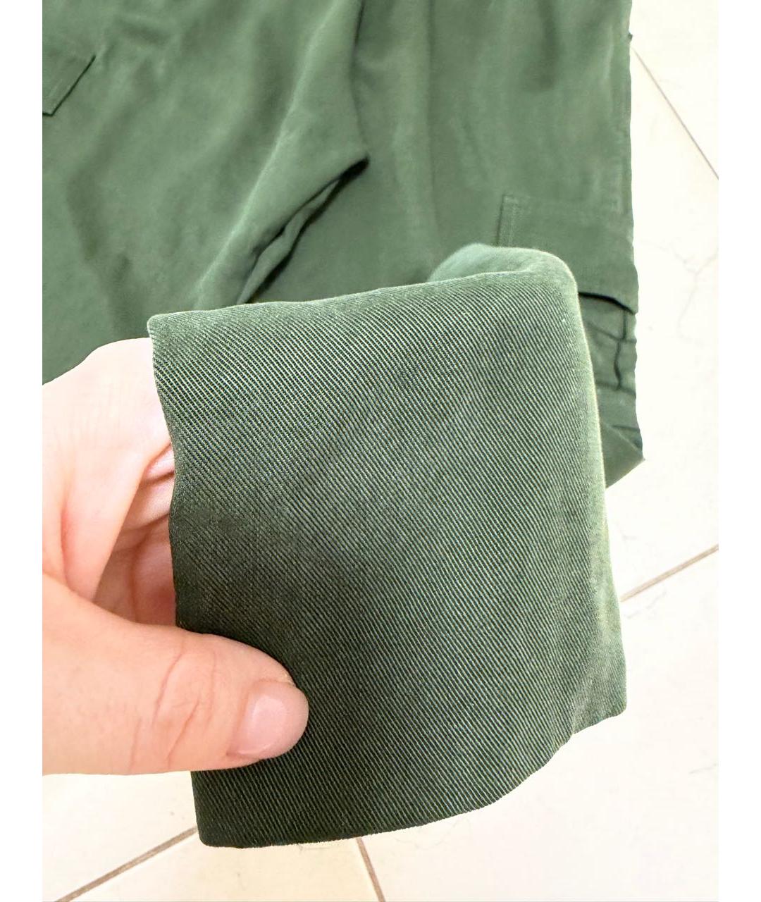 REFORMATION Зеленые брюки широкие, фото 8