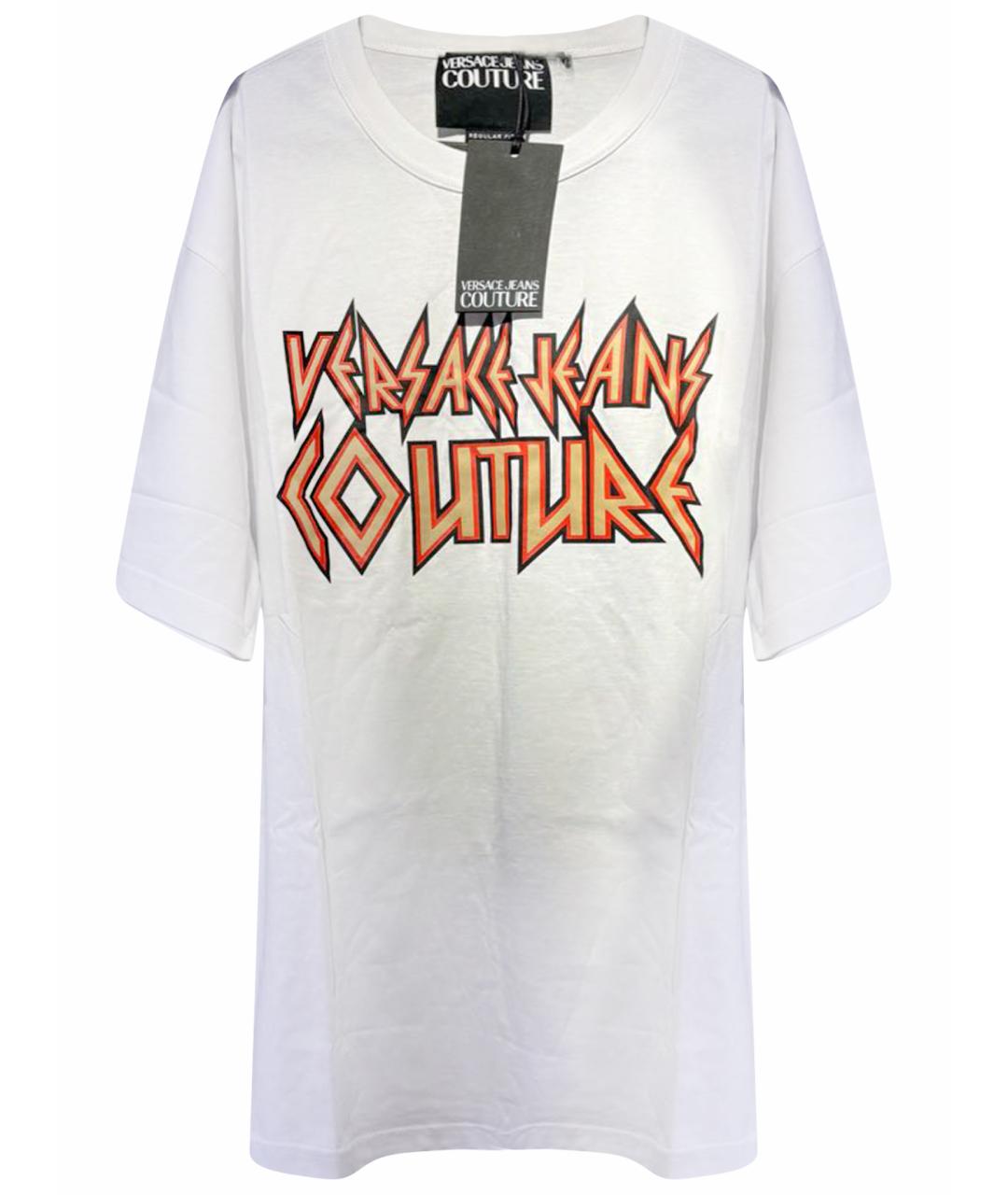 VERSACE JEANS COUTURE Белая хлопковая футболка, фото 1