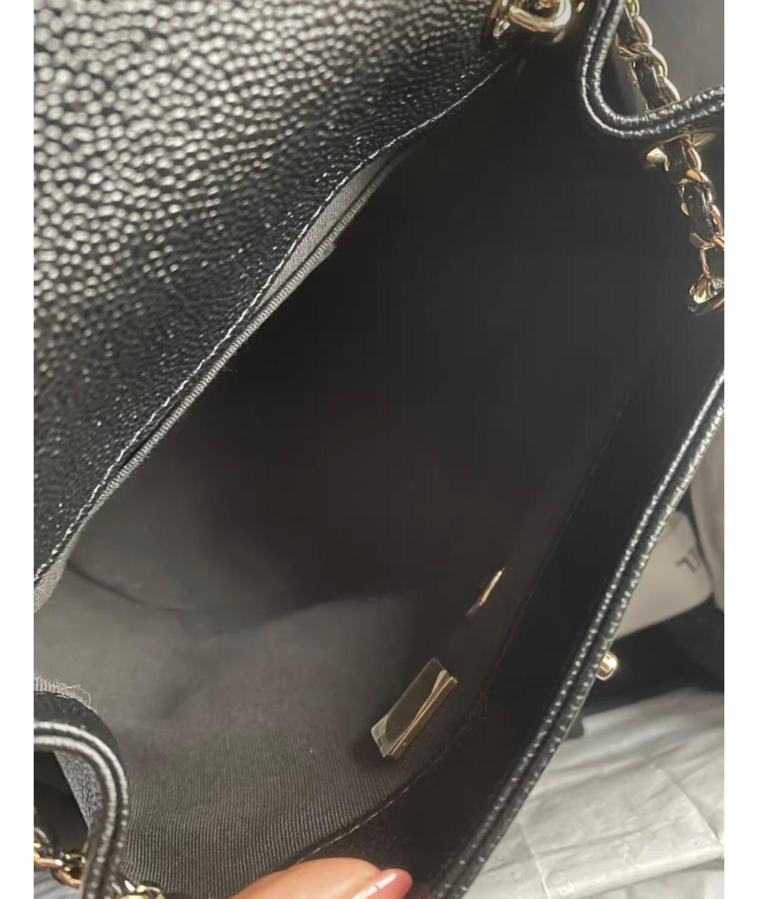 CHANEL Черный кожаный рюкзак, фото 7