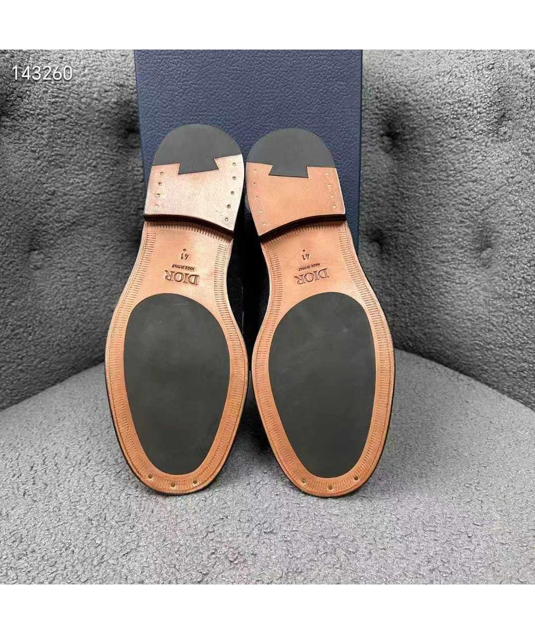 CHRISTIAN DIOR Черные низкие ботинки, фото 5