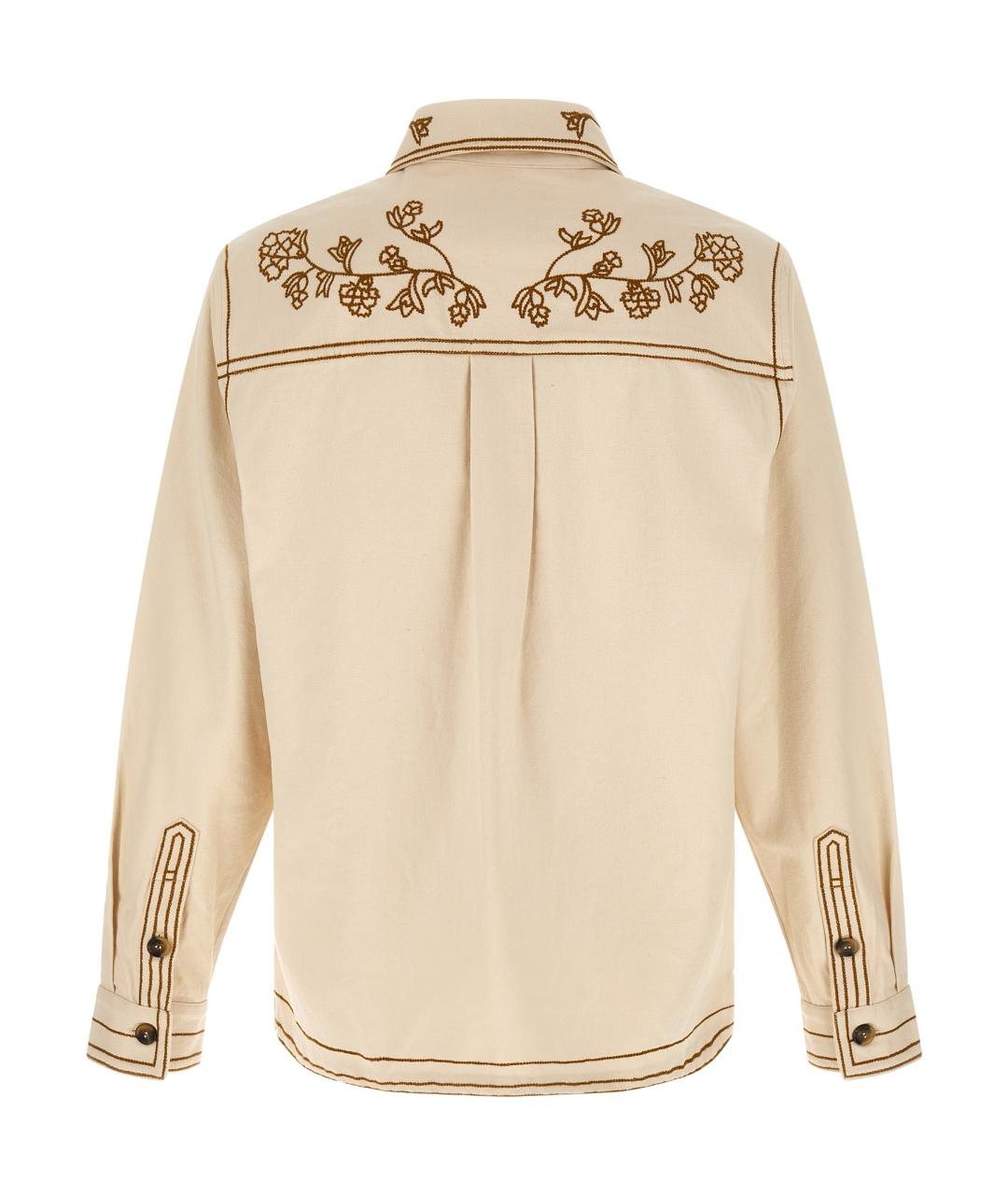 ISABEL MARANT Бежевая хлопковая куртка, фото 2