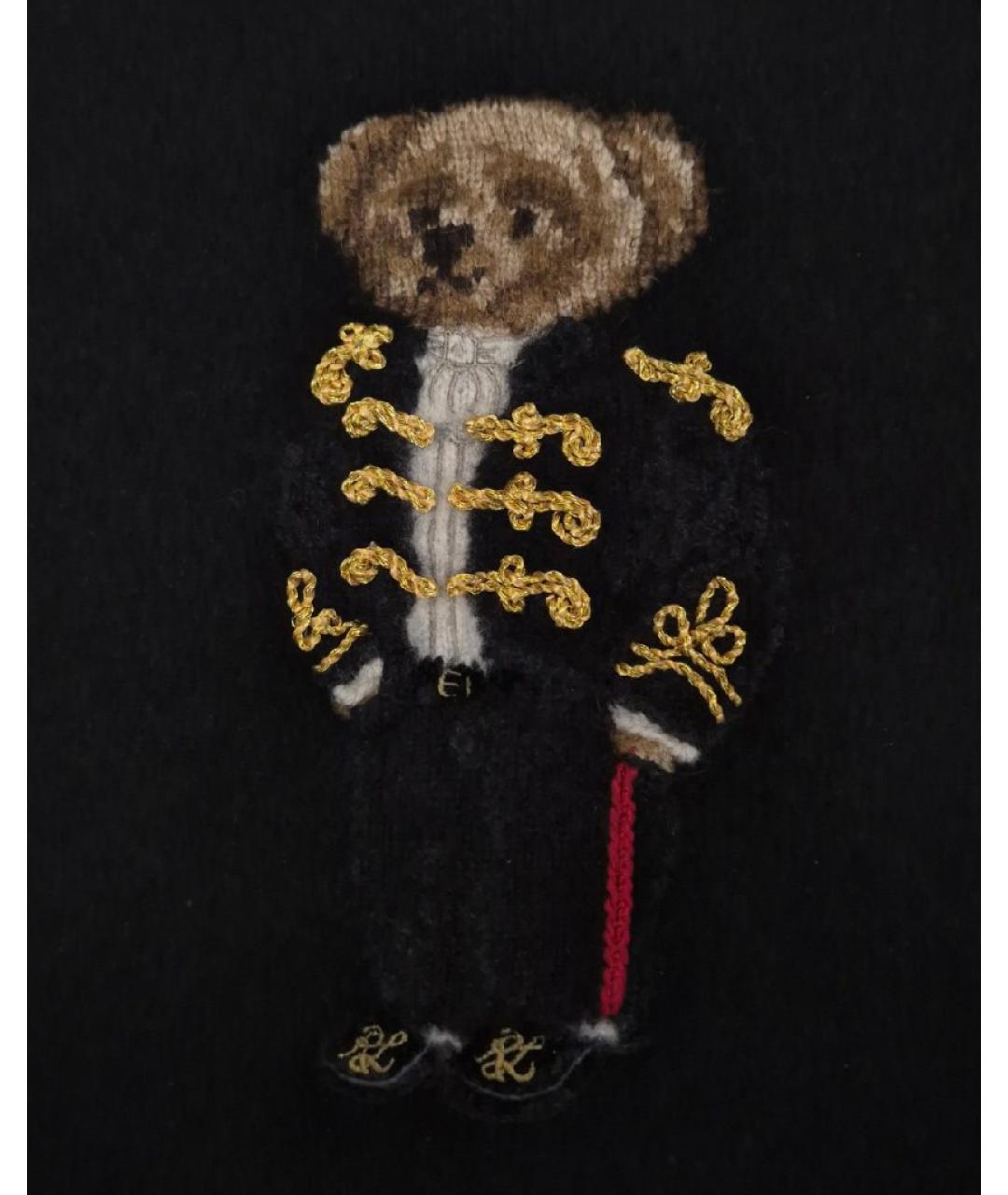 POLO RALPH LAUREN Черный шерстяной джемпер / свитер, фото 4