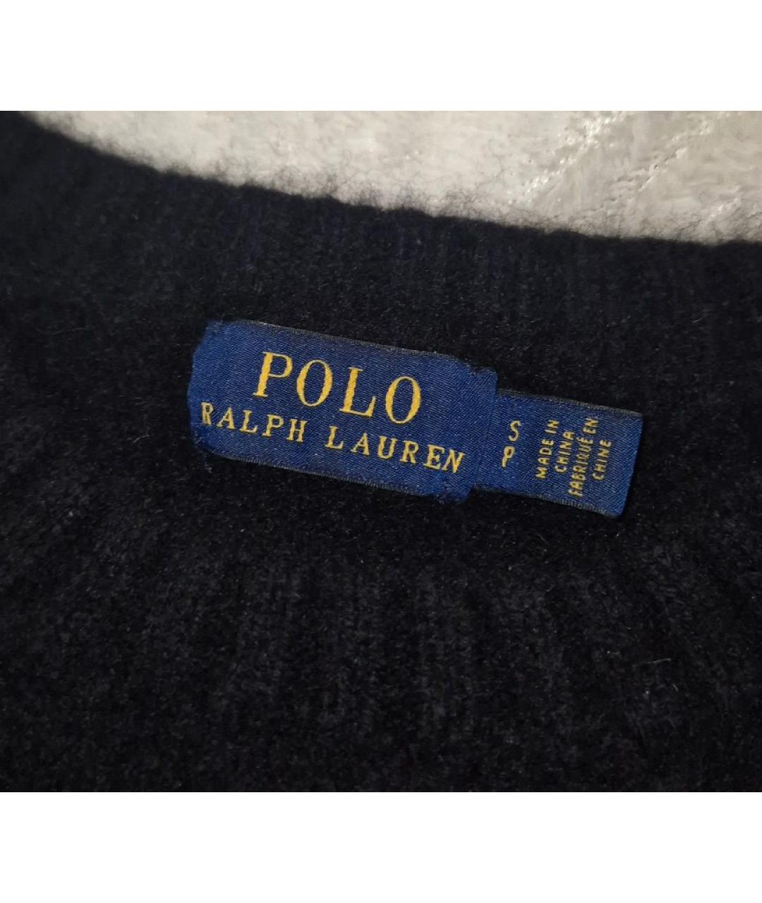 POLO RALPH LAUREN Черный шерстяной джемпер / свитер, фото 3