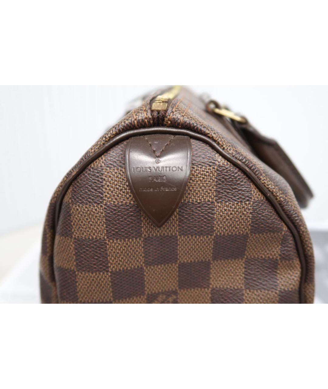 LOUIS VUITTON Коричневая сумка с короткими ручками, фото 4