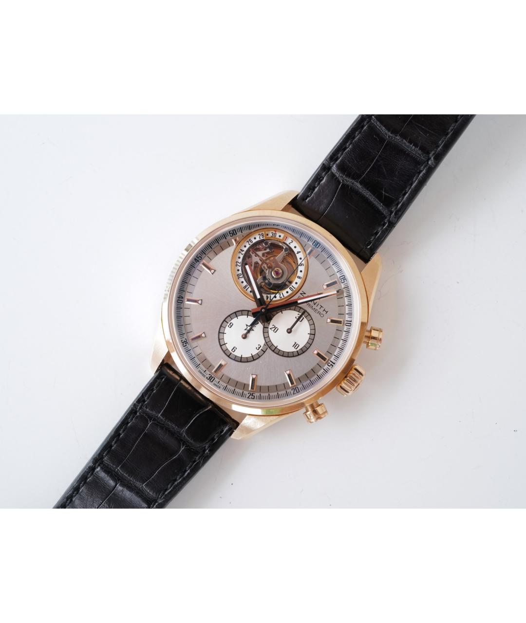 ZENITH Розовые часы из розового золота, фото 4