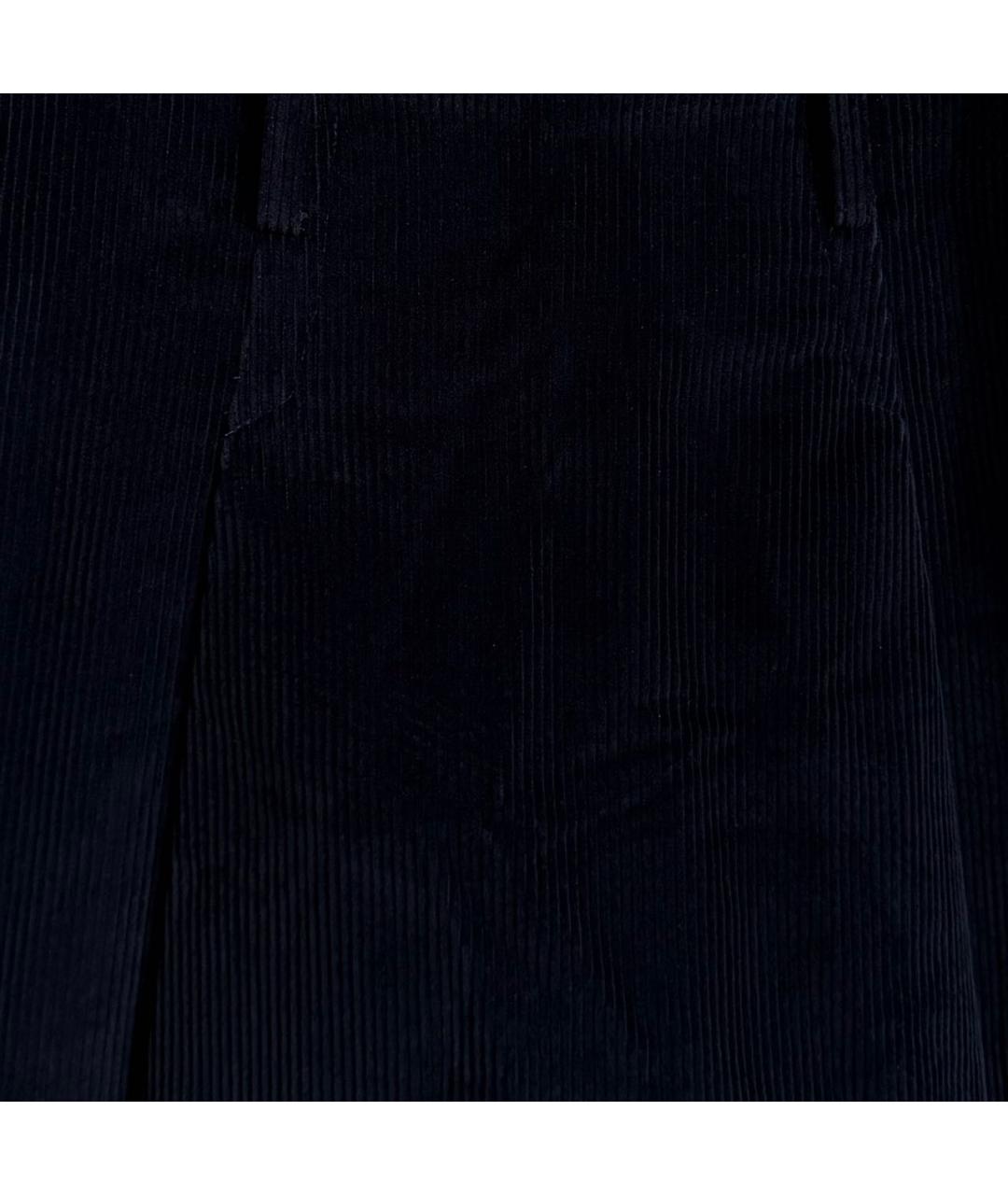 MIU MIU Темно-синяя вискозная юбка мини, фото 4