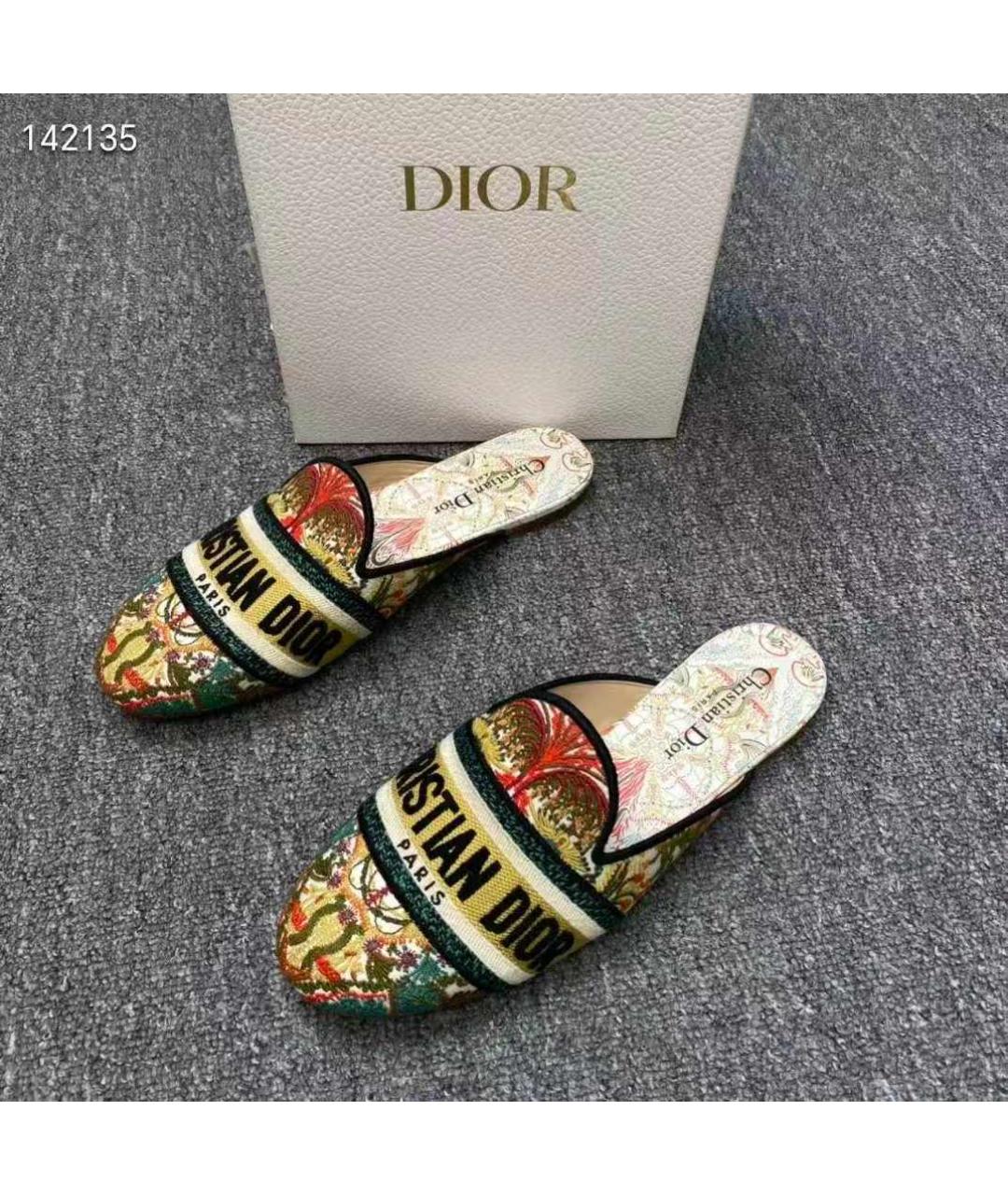 CHRISTIAN DIOR Мульти босоножки, фото 3