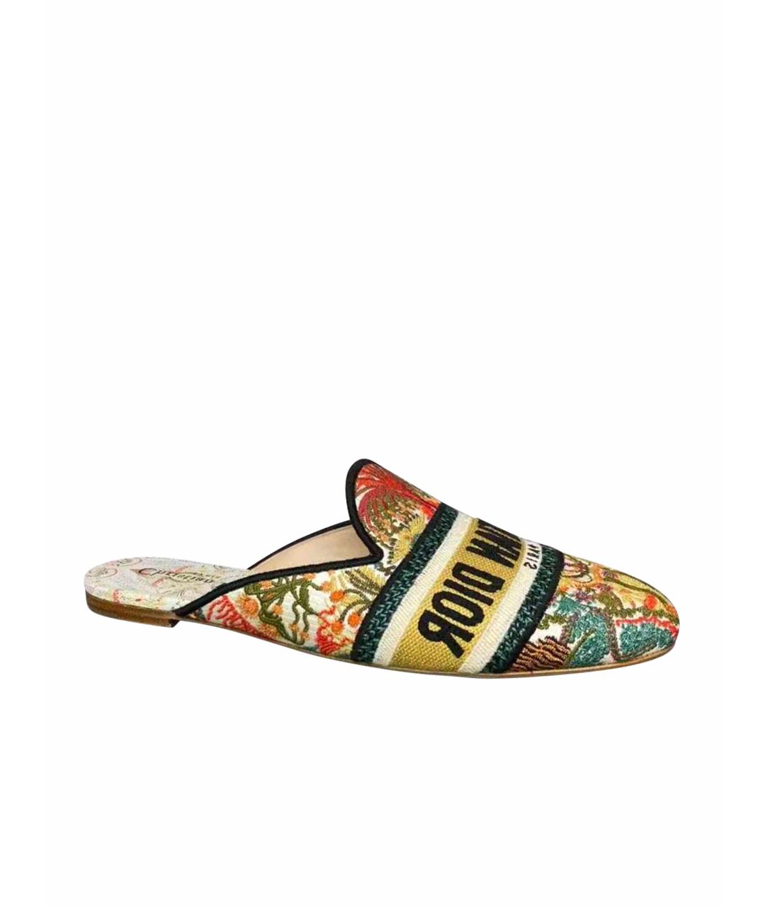 CHRISTIAN DIOR Мульти босоножки, фото 1