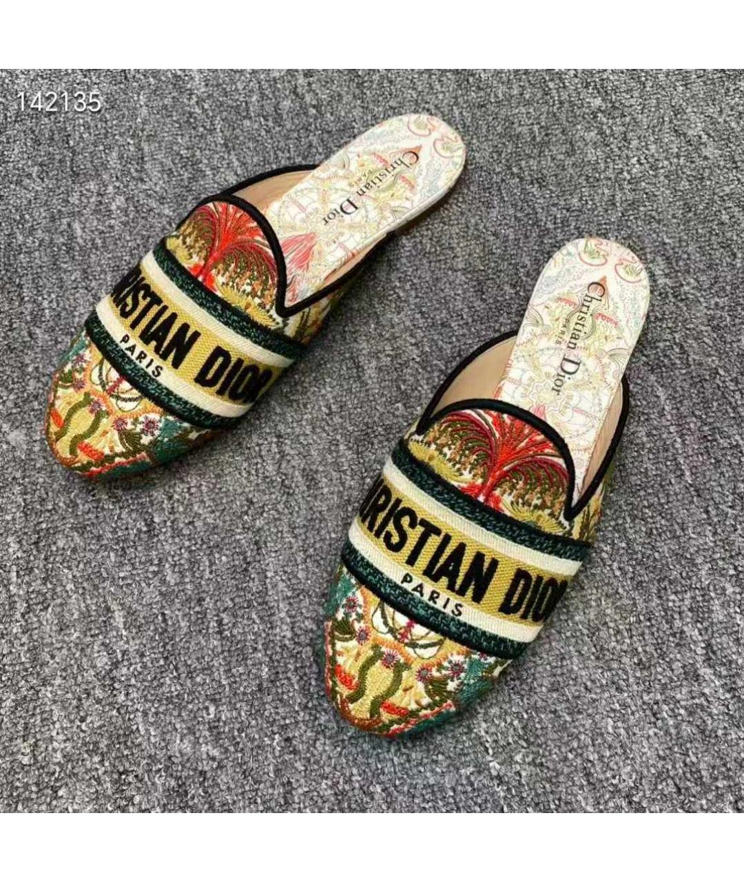 CHRISTIAN DIOR Мульти босоножки, фото 2