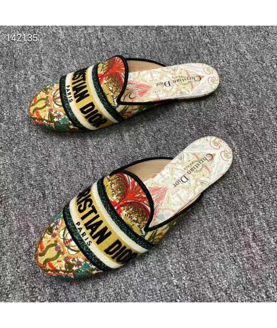 CHRISTIAN DIOR Мульти босоножки, фото 5