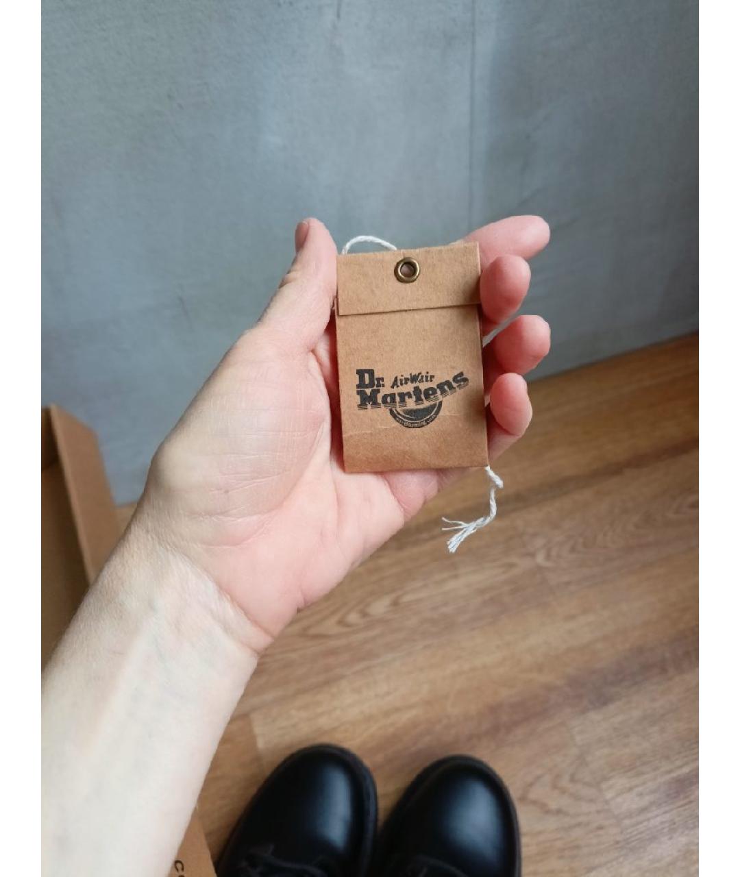 DR. MARTENS Черные кожаные ботинки, фото 8