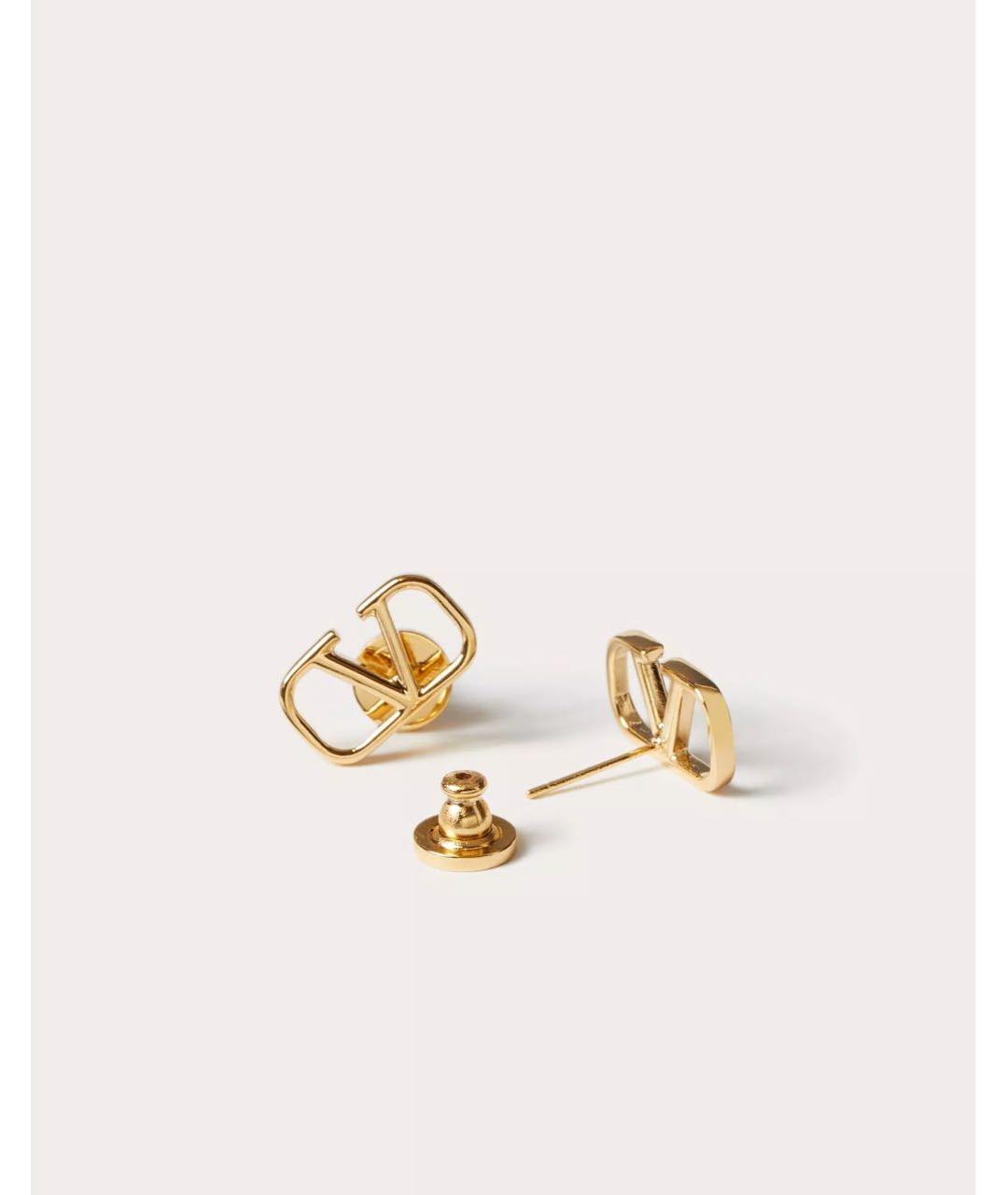 VALENTINO Золотые латунные серьги, фото 7