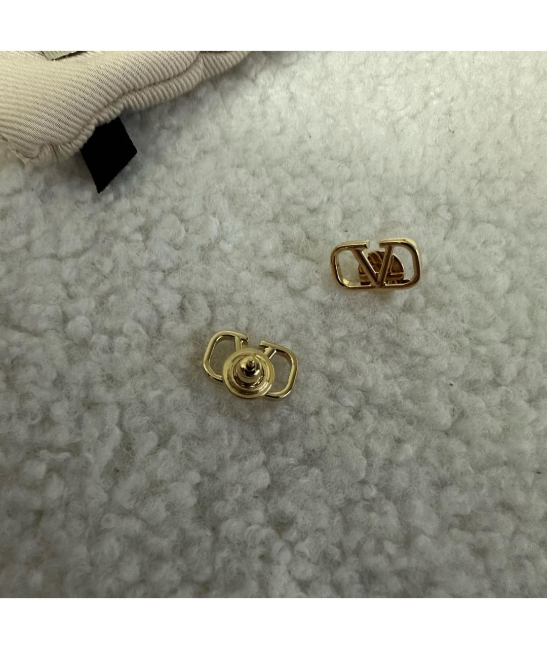 VALENTINO Золотые латунные серьги, фото 5