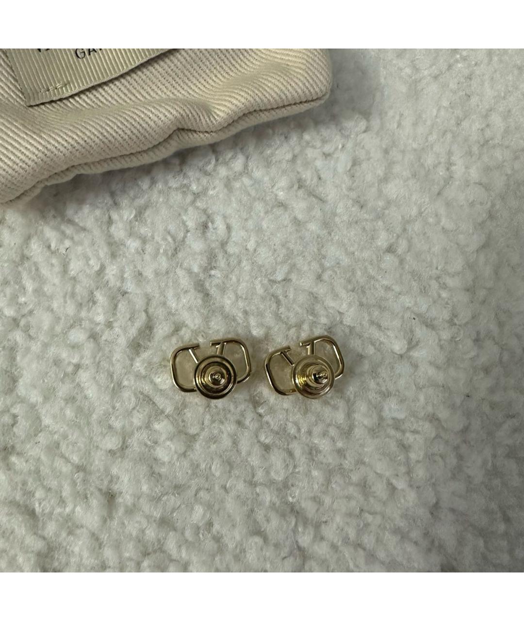 VALENTINO Золотые латунные серьги, фото 6