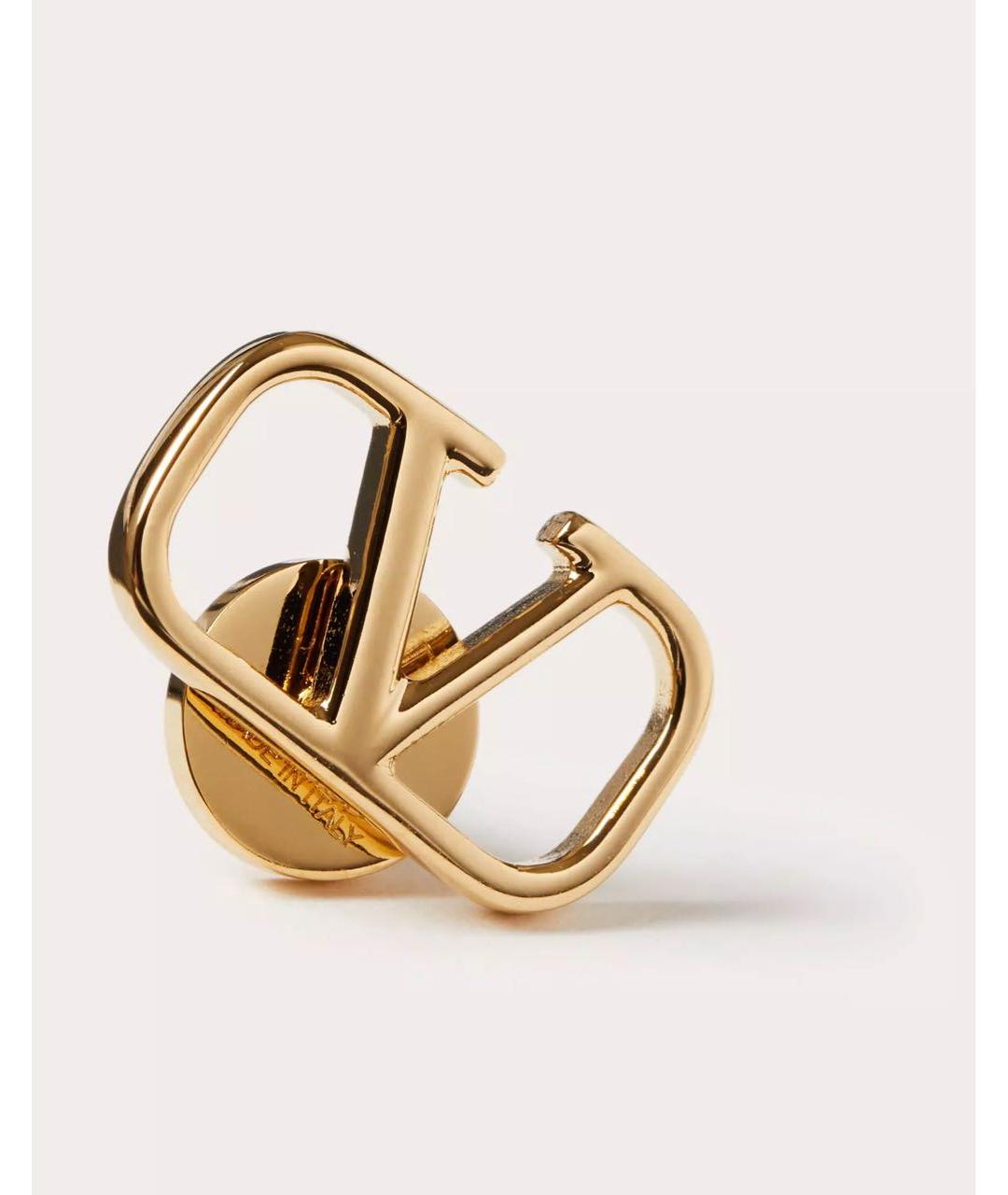 VALENTINO Золотые латунные серьги, фото 2