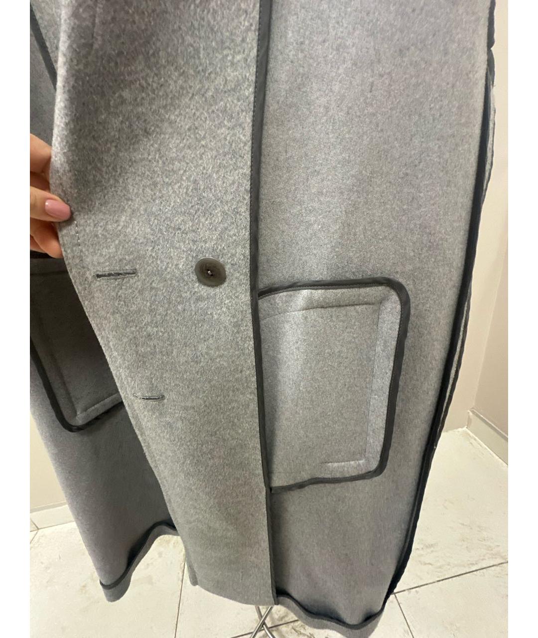 ESCADA Серое шерстяное пальто, фото 5