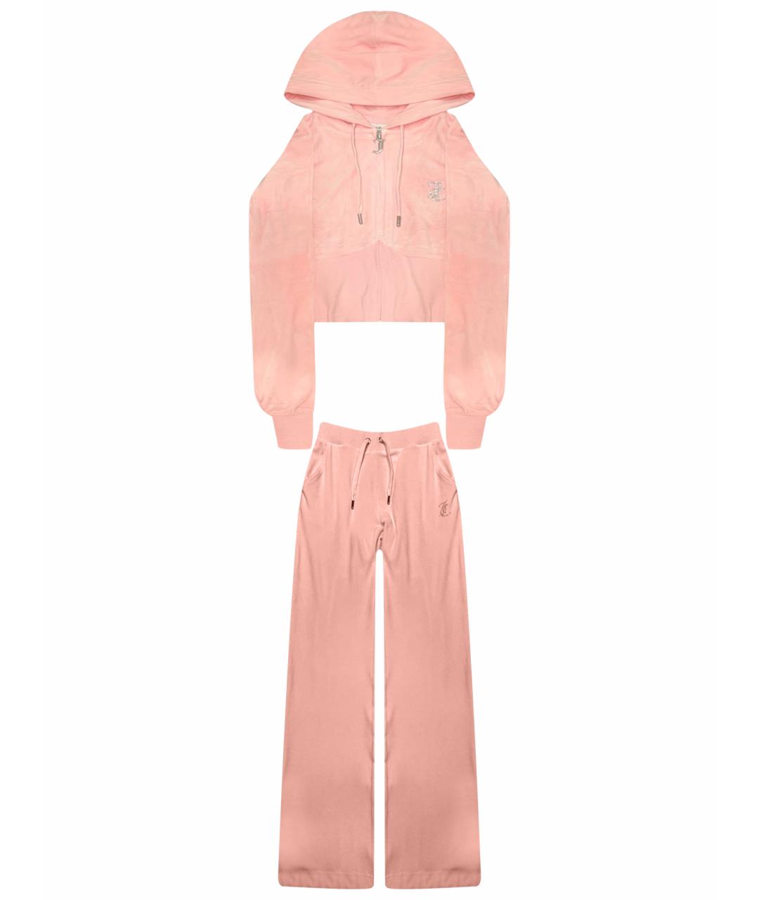 JUICY COUTURE Розовый полиэстеровый спортивные костюмы, фото 1