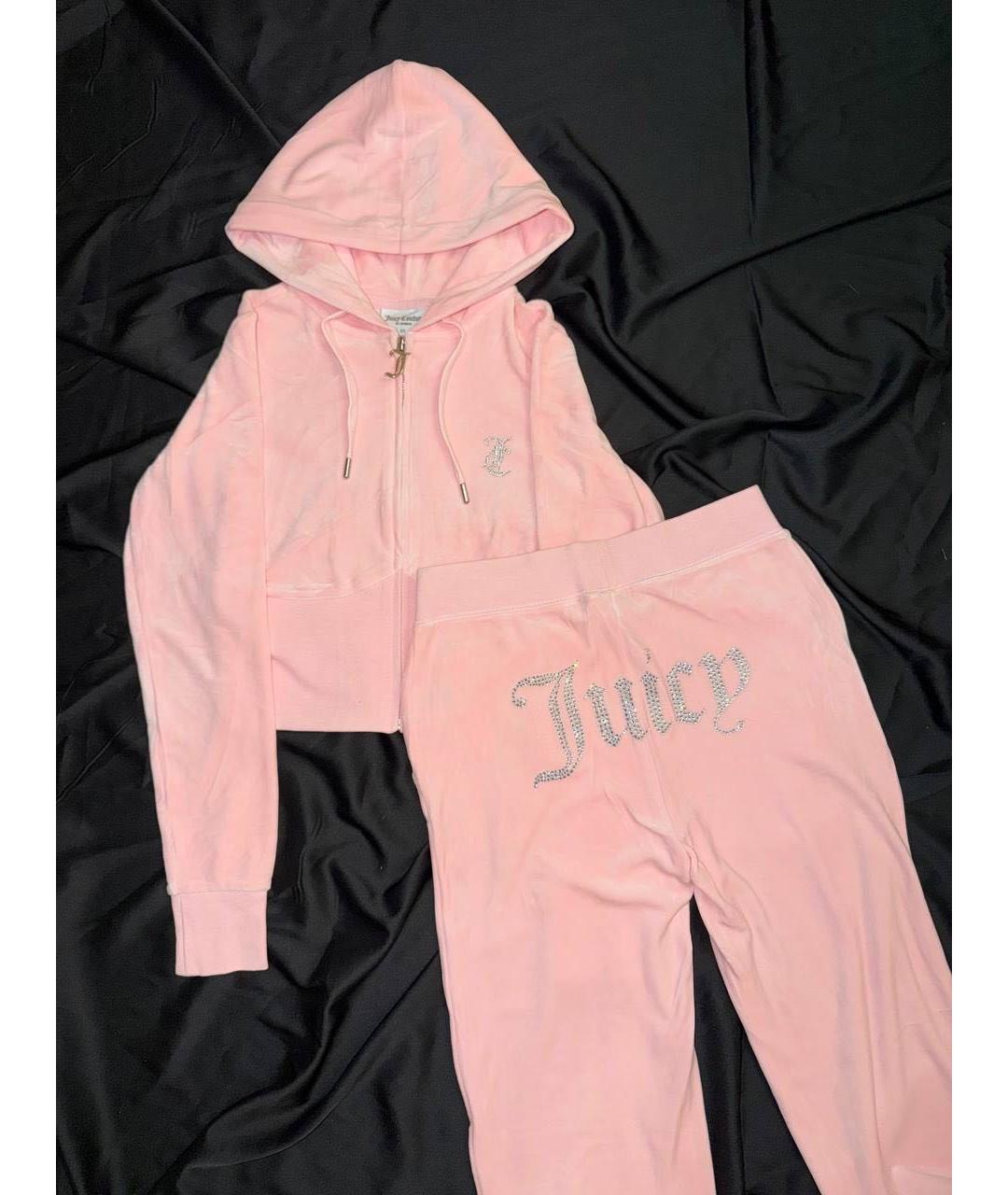 JUICY COUTURE Розовый полиэстеровый спортивные костюмы, фото 4