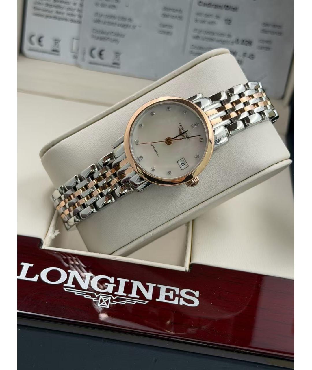 LONGINES Серебряные часы, фото 2