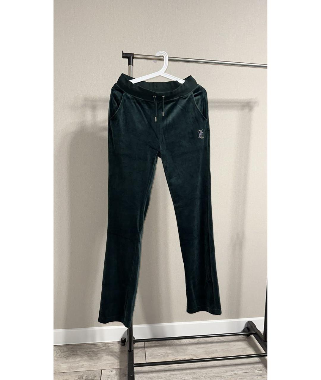 JUICY COUTURE Зеленый велюровый спортивные костюмы, фото 5