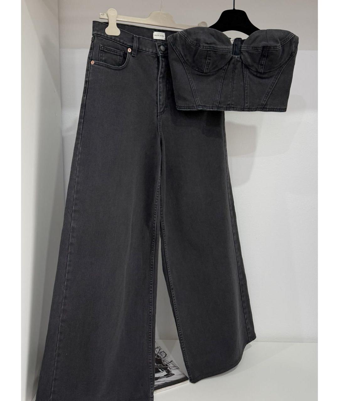 MAGDA BUTRYM Серый хлопковый костюм с брюками, фото 6