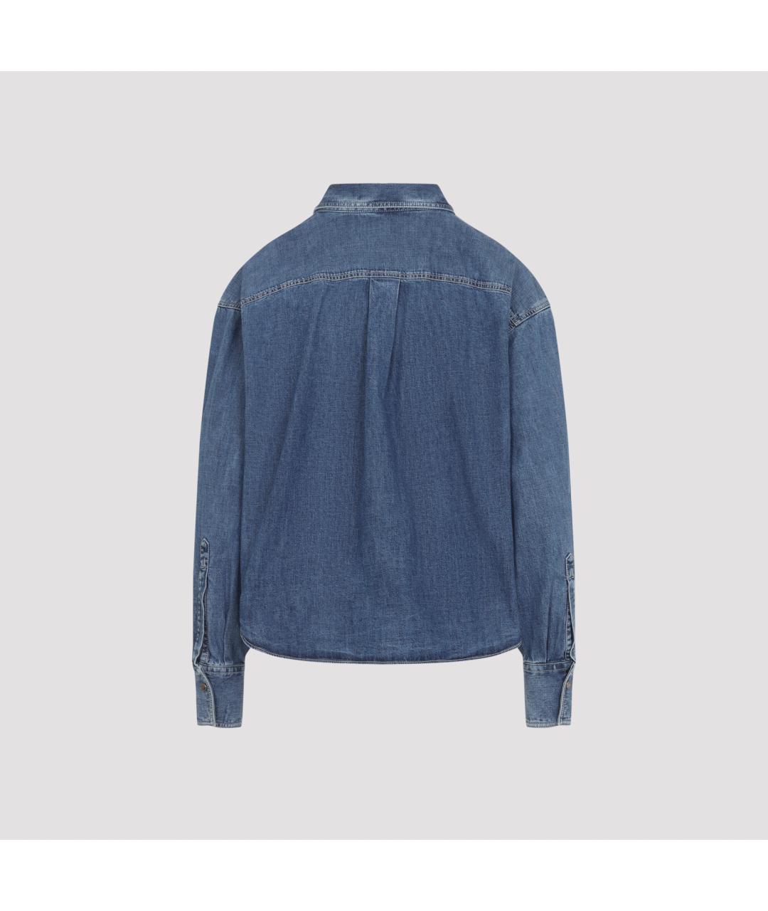 BRUNELLO CUCINELLI Синяя хлопковая куртка, фото 2