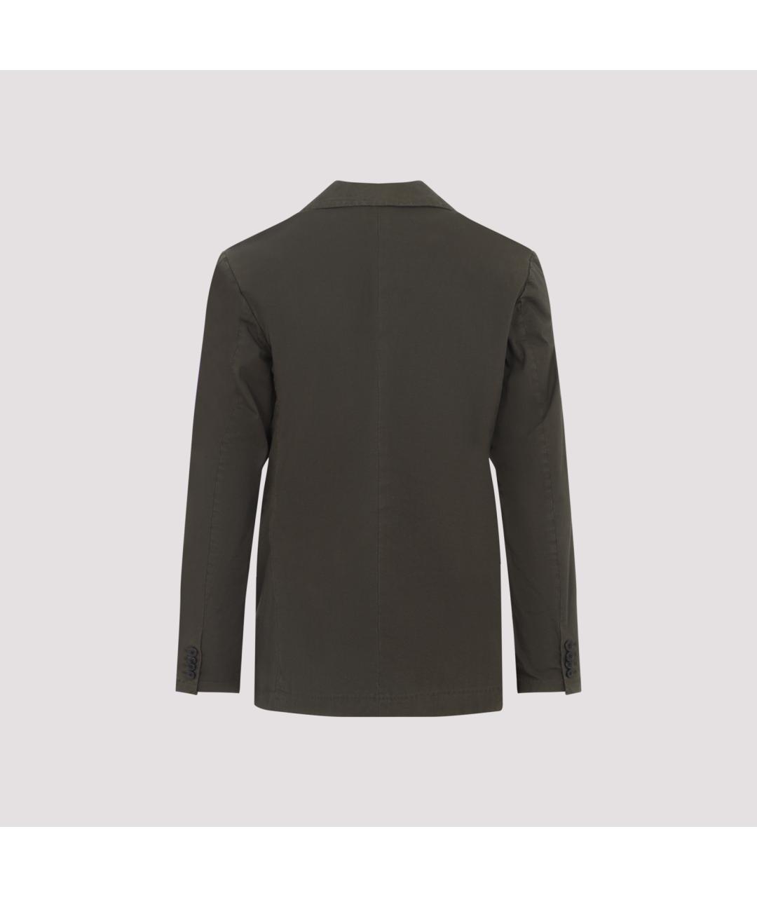 DRIES VAN NOTEN Хаки хлопковый пиджак, фото 2