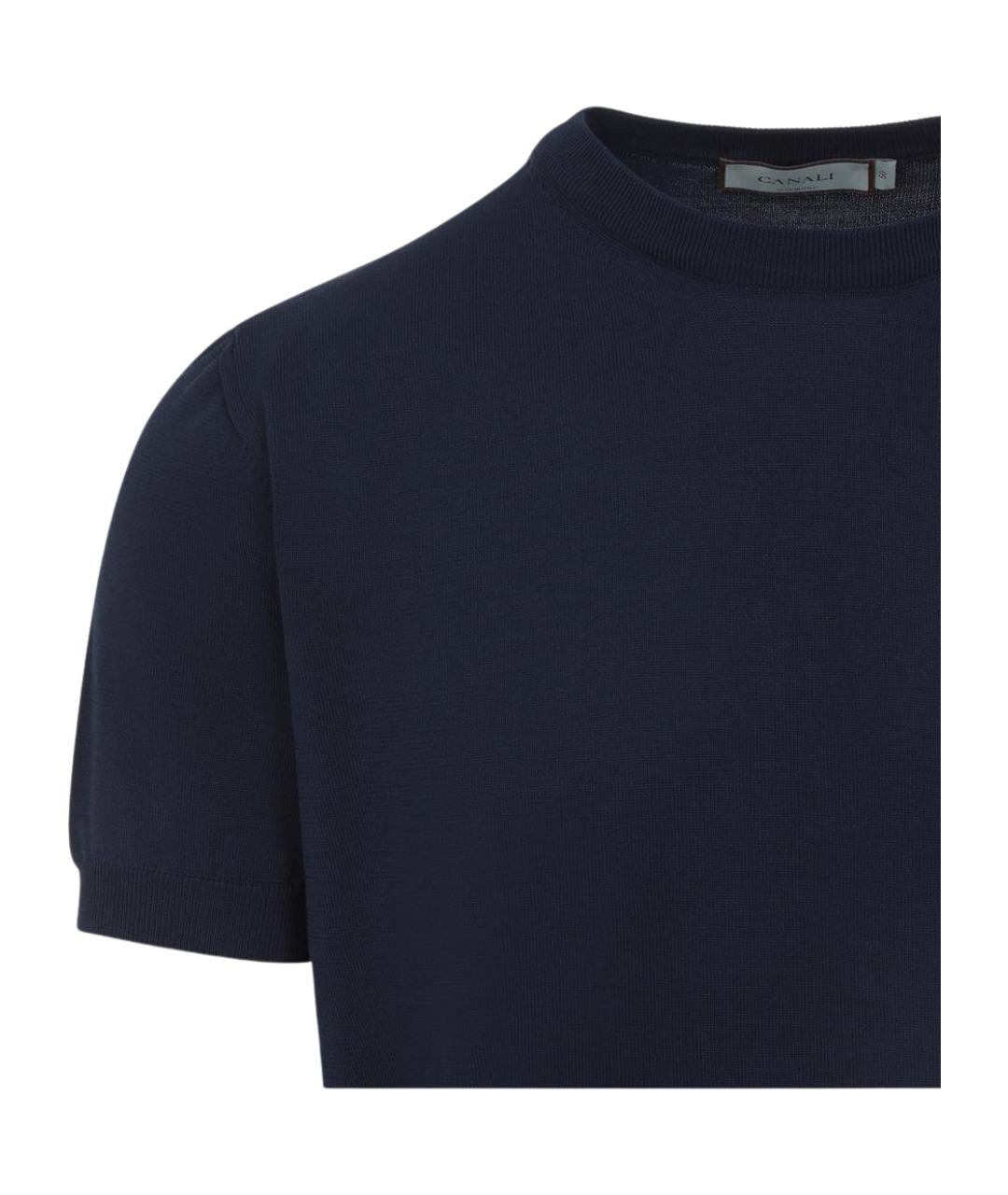 CANALI Синий хлопковый джемпер / свитер, фото 3