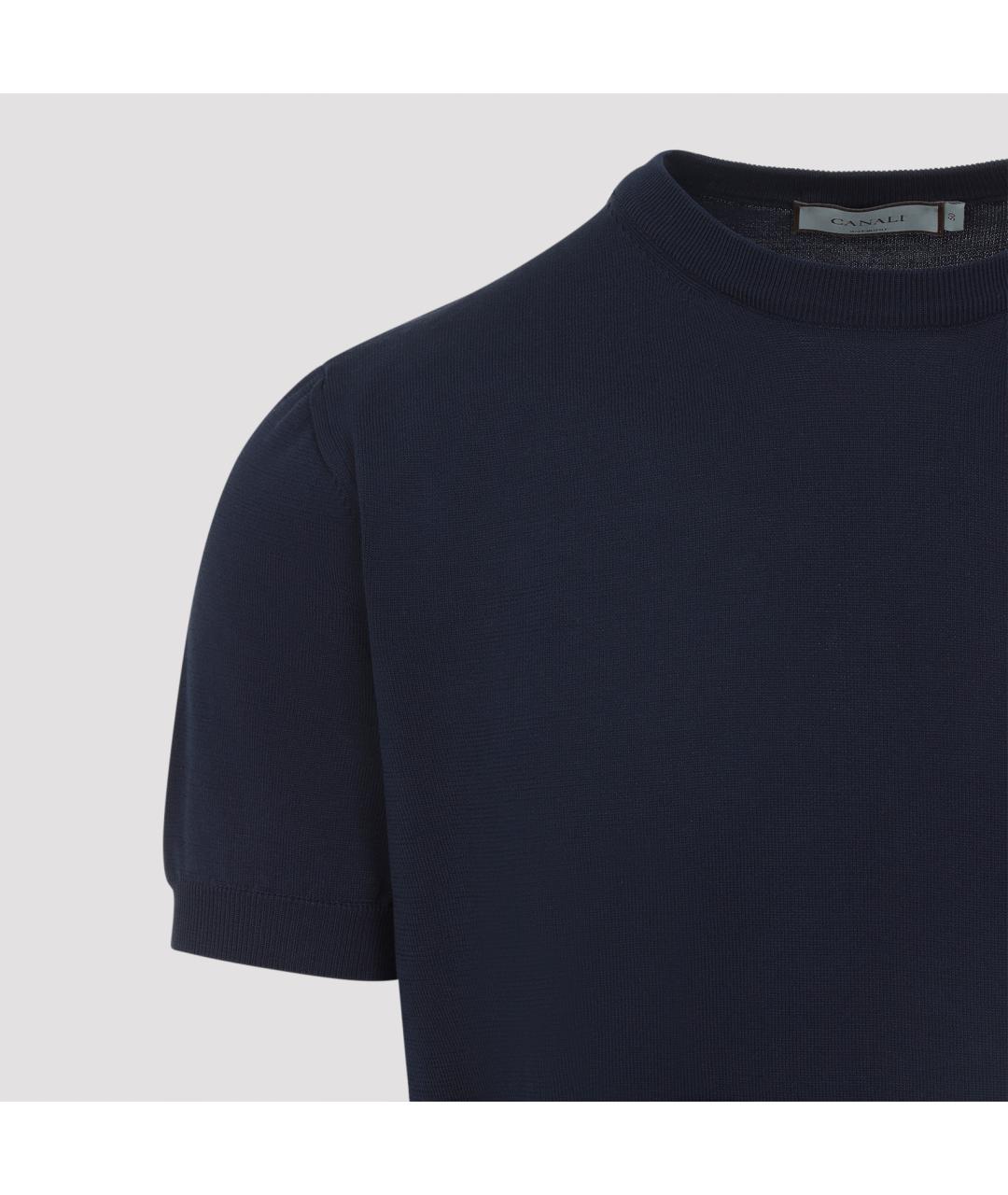 CANALI Синий хлопковый джемпер / свитер, фото 3