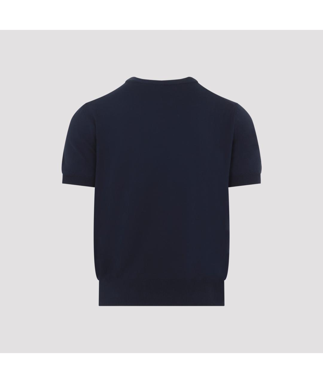 CANALI Синий хлопковый джемпер / свитер, фото 2