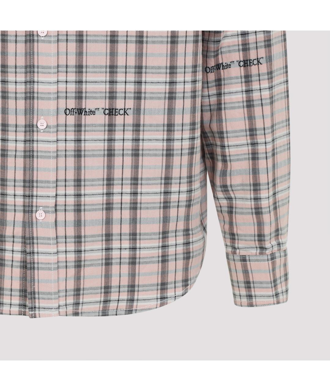 OFF-WHITE Мульти хлопковая кэжуал рубашка, фото 3